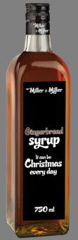 Сироп Имбирный Пряник (пэт, 0,75л.) Miller&Miller Gingerbread в ШефСтор (chefstore.ru)